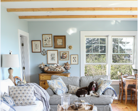 Homes & Cottages Photographer Sarah Sullivan captures stunning coastal home in Tenants Harbor, Maine.